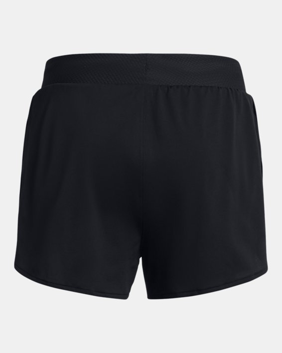 UA Pro Runner split shorts voor dames, Black, pdpMainDesktop image number 5